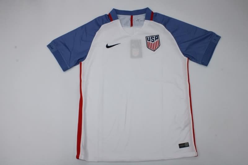 AAA Quality USA 2016 Home Retro Soccer Jersey