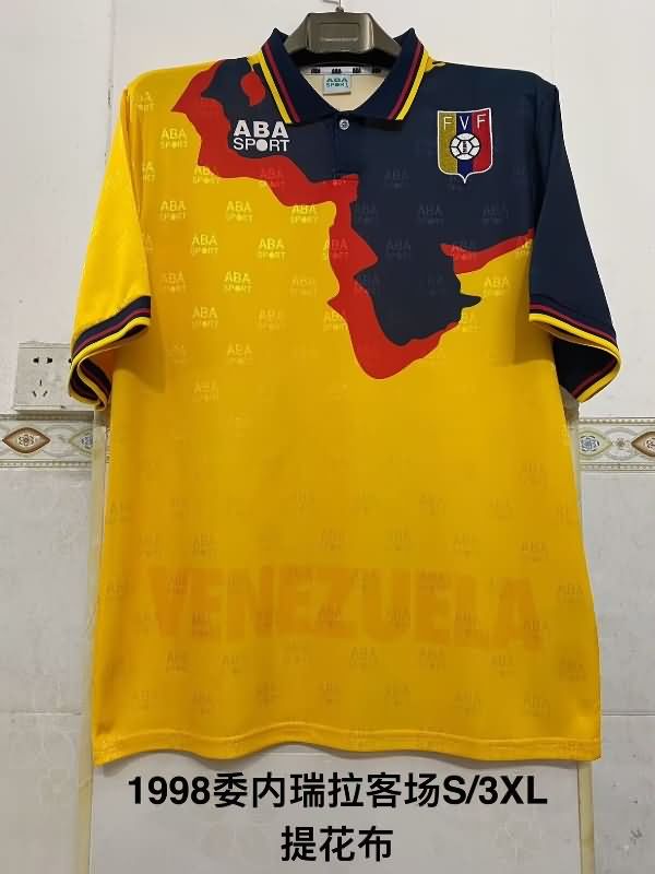 AAA Quality Venezuela 1998 Away Retro Soccer Jersey