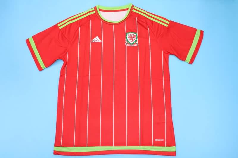 AAA Quality Wales 2015/16 Home Retro Soccer Jersey