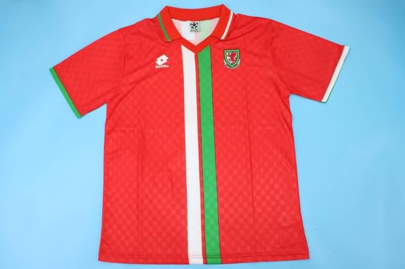 AAA Quality Wales 1996/98 Home Retro Soccer Jersey