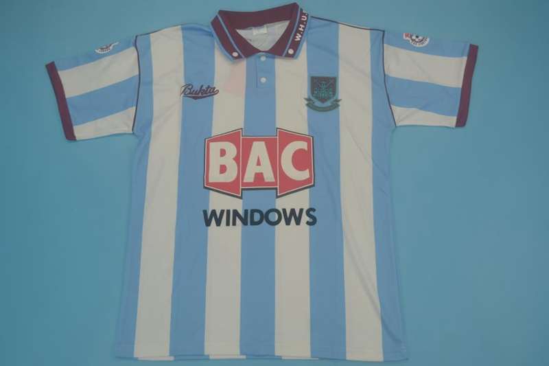 AAA Quality West Ham 1991/92 United Away Retro Soccer Jersey