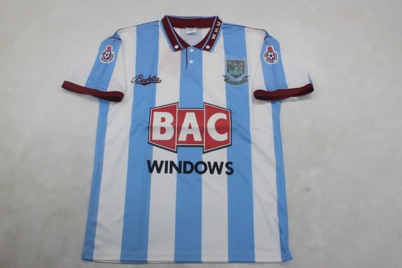 AAA Quality West Ham 1991/92 Away Retro Soccer Jersey