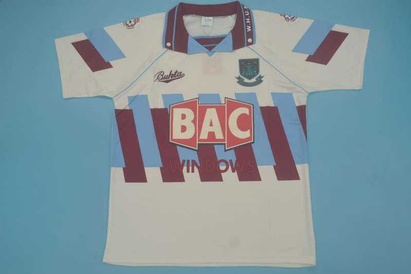 AAA Quality West Ham 1991/92 United Third Retro Soccer Jersey