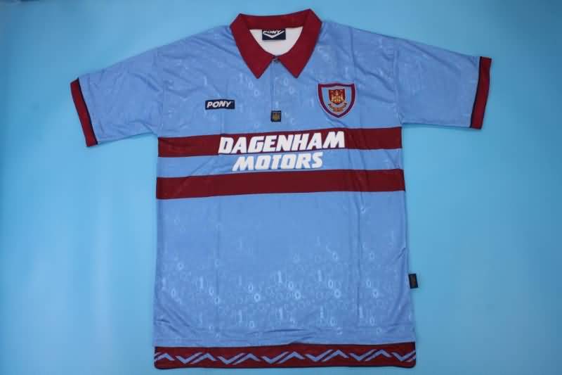 AAA Quality West Ham 1995/97 Away Retro Soccer Jersey