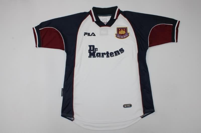 AAA Quality West Ham 1999/01 Away Retro Soccer Jersey