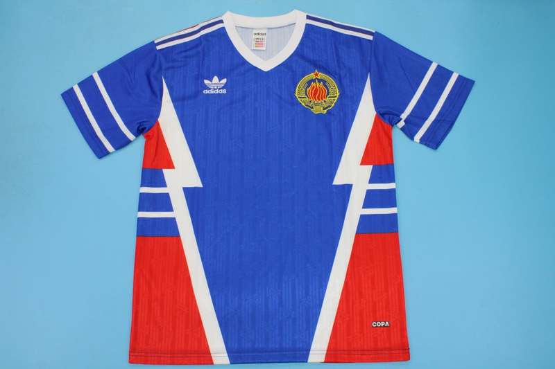 AAA Quality Yugoslavia 1990 Wolves Home Retro Soccer Jersey