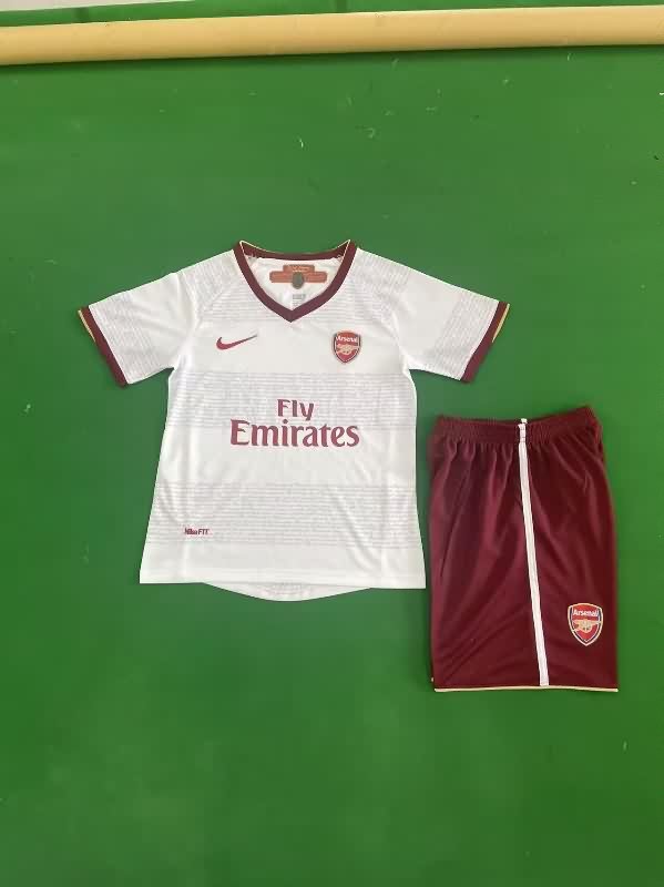 Kids Arsenal 2007/08 Away Soccer Jersey And Shorts