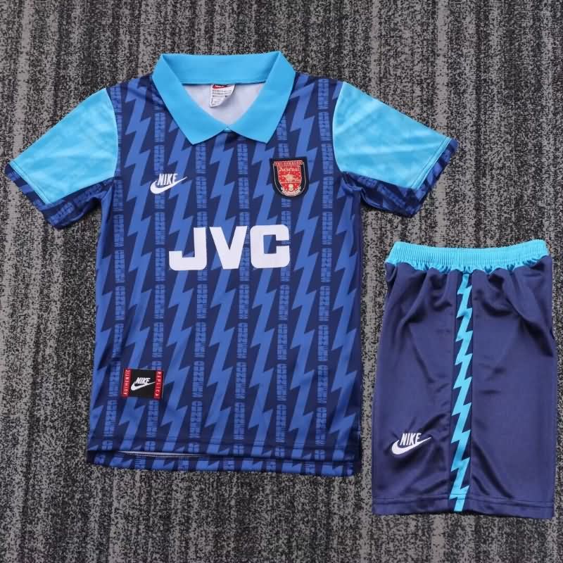 Kids Arsenal 1994/95 Away Soccer Jersey And Shorts