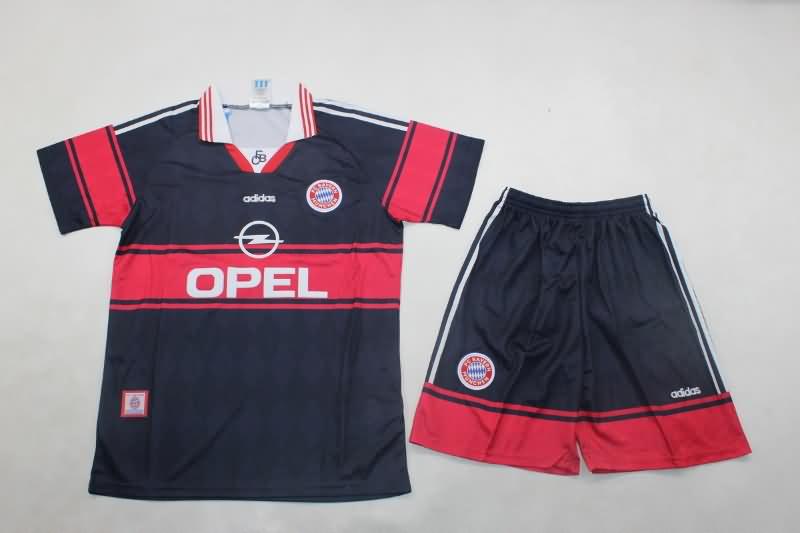 Kids Bayern Munich 1997/98 Home Soccer Jersey And Shorts
