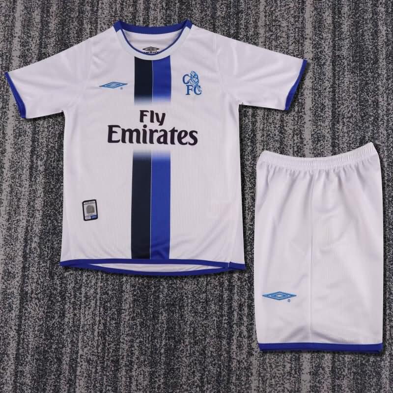 Kids Chelsea 2003/05 Away Soccer Jersey And Shorts