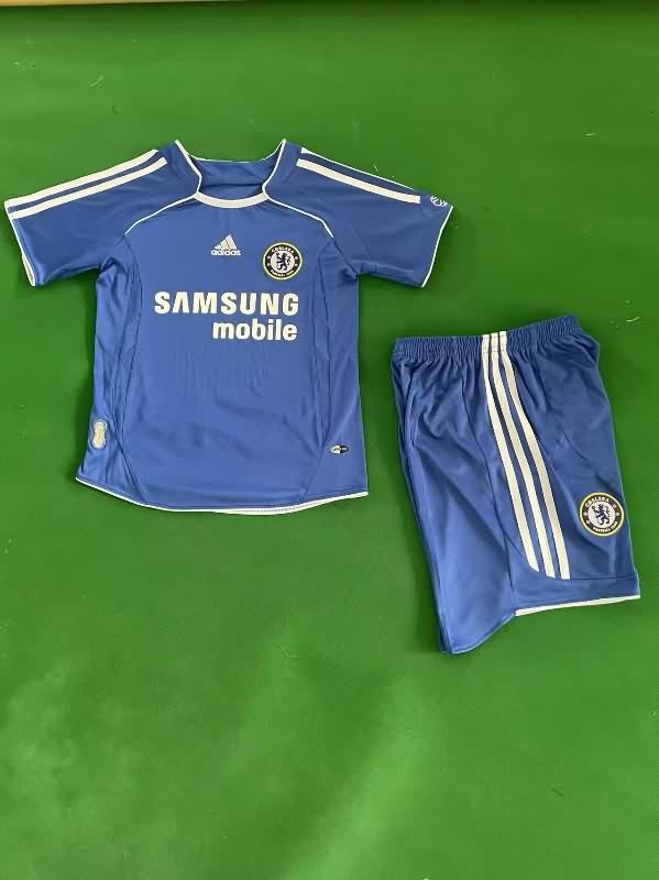 Kids Chelsea 2006/07 Home Soccer Jersey And Shorts