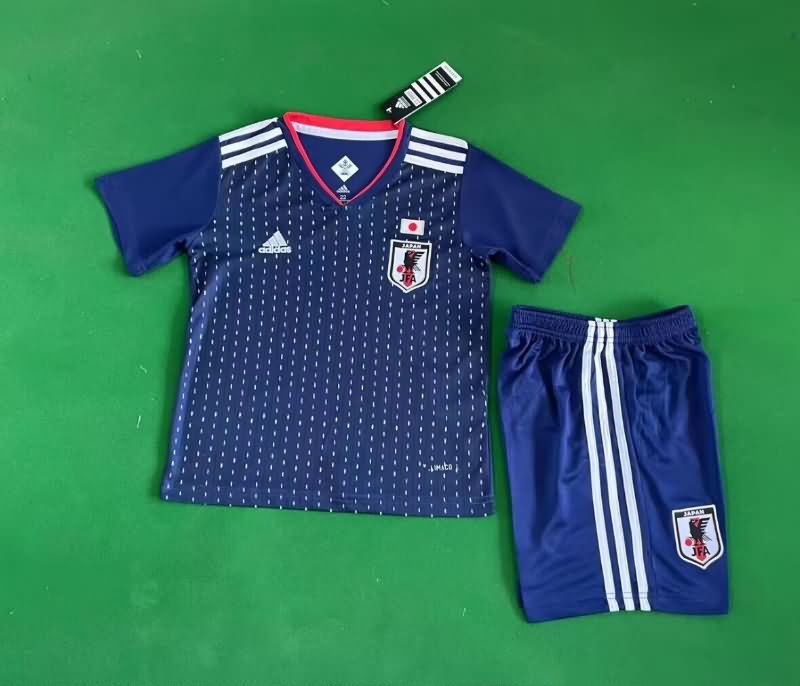 Kids Japan 2018 Home Soccer Jersey And Shorts
