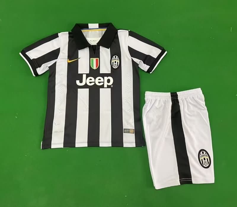 Kids Juventus 2014/15 Home Soccer Jersey And Shorts