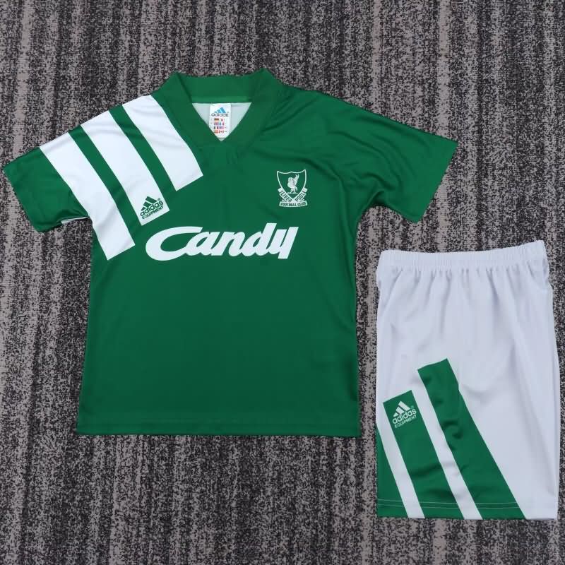 Kids Liverpool 1991/92 Away Soccer Jersey And Shorts