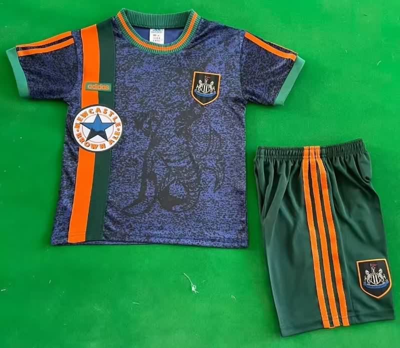 Kids Newcastle United 1997/98 Away Soccer Jersey And Shorts