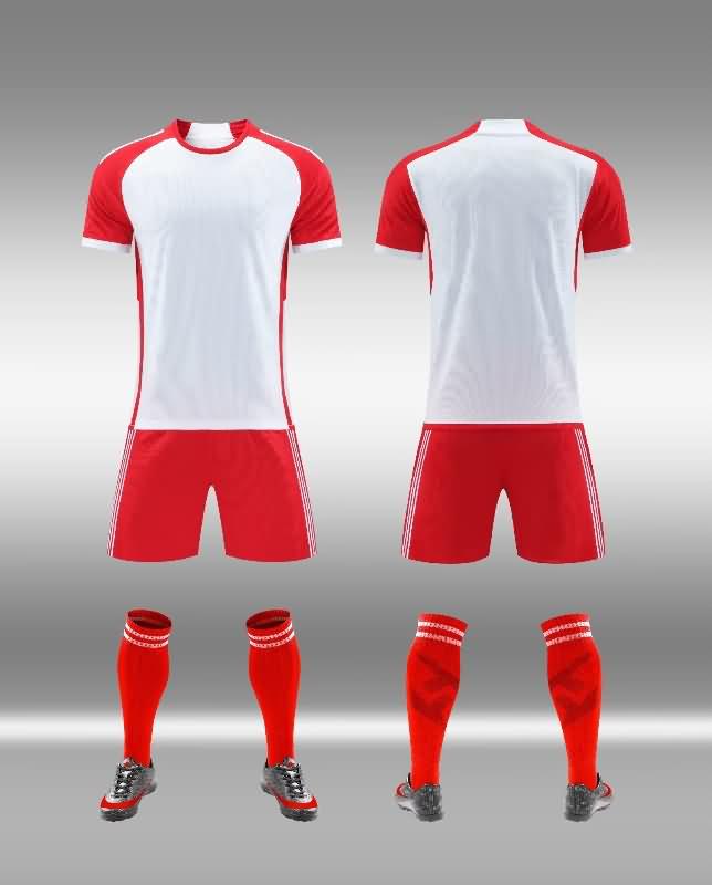 Kids Blank Soccer Team Uniforms 001